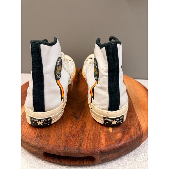 Converse Chuck‎ Taylor All Star 70 Rayguns High Top Sneakers Mens White Orange - Picture 6 of 14